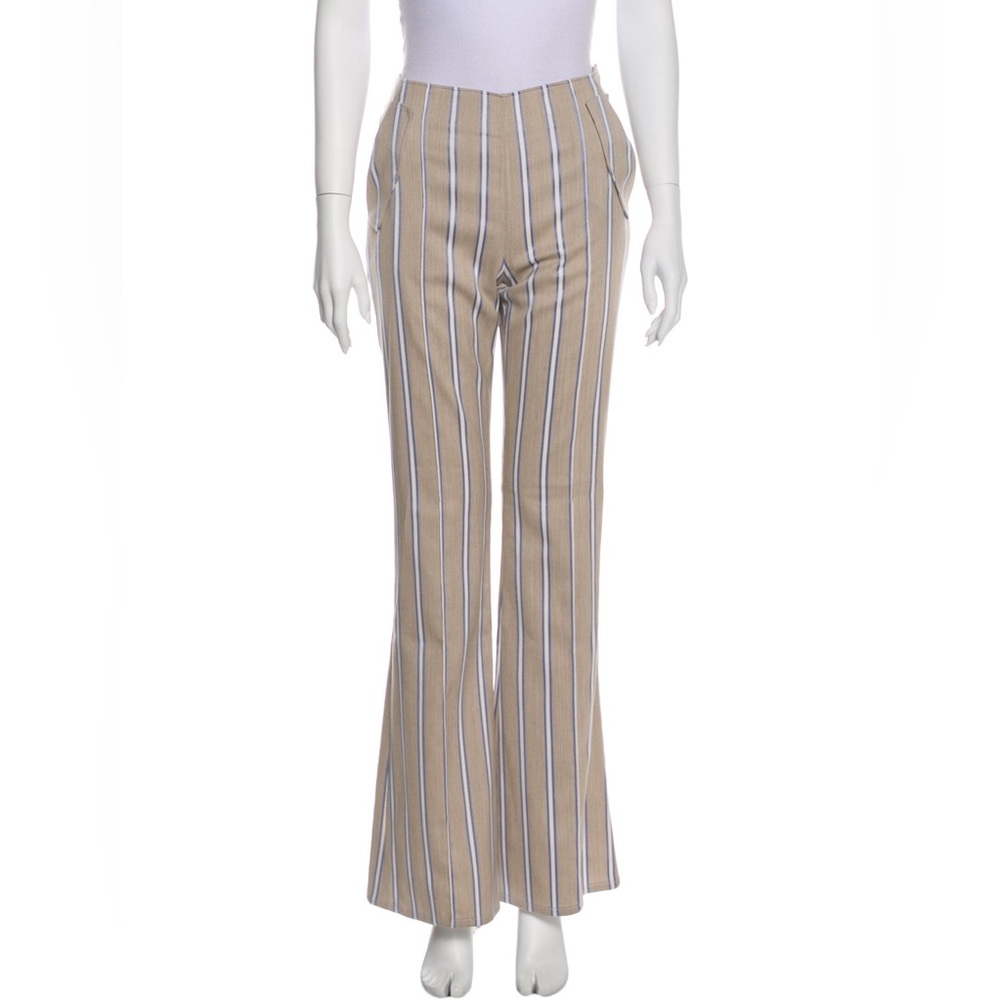 Adeam Stripe Wide Leg Pants